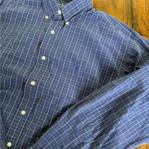 Ralph Lauren Other - Ralph Lauren Blue Plaid Men's Shirt Blake M